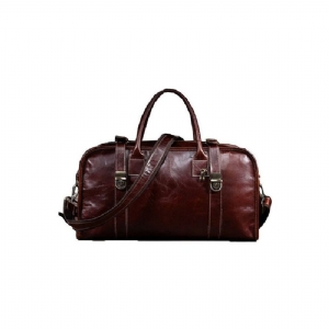 Bolsa Ombro Masculina Vintage Viagem Couro Luxo