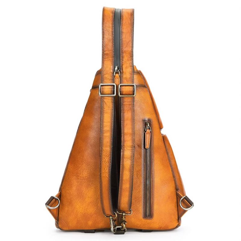 Bolsas Ombro Masculinas Bolsa Couro Vanguard Vision - Marrom