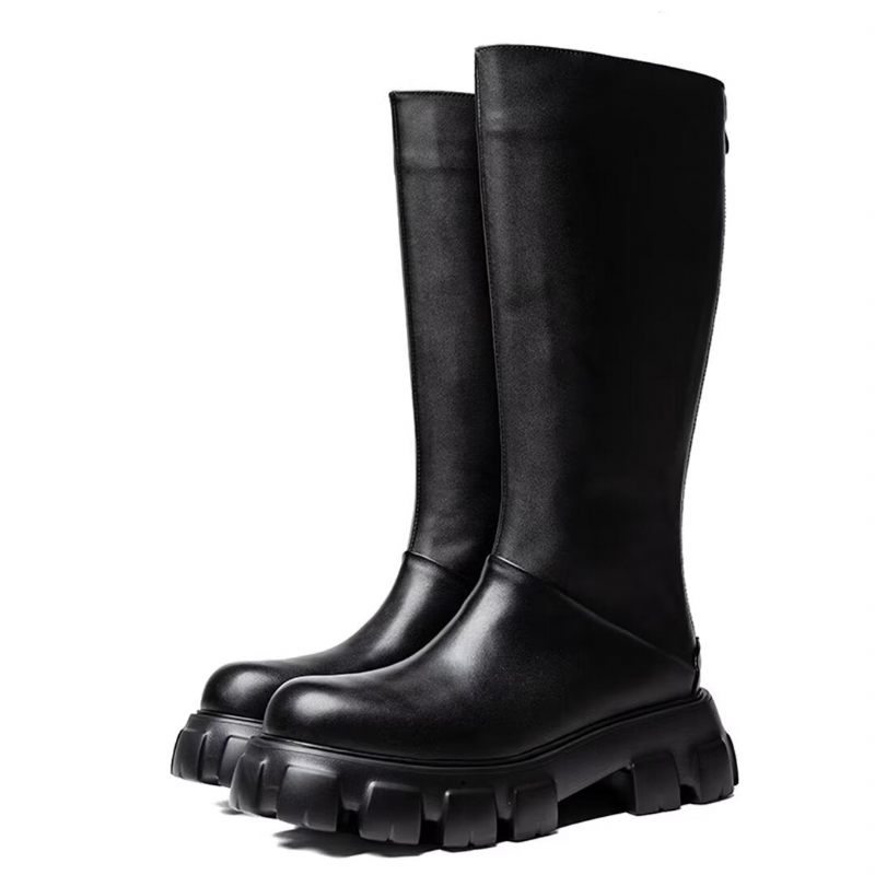 Botas Masculinas Couro Tornozelo - Preto
