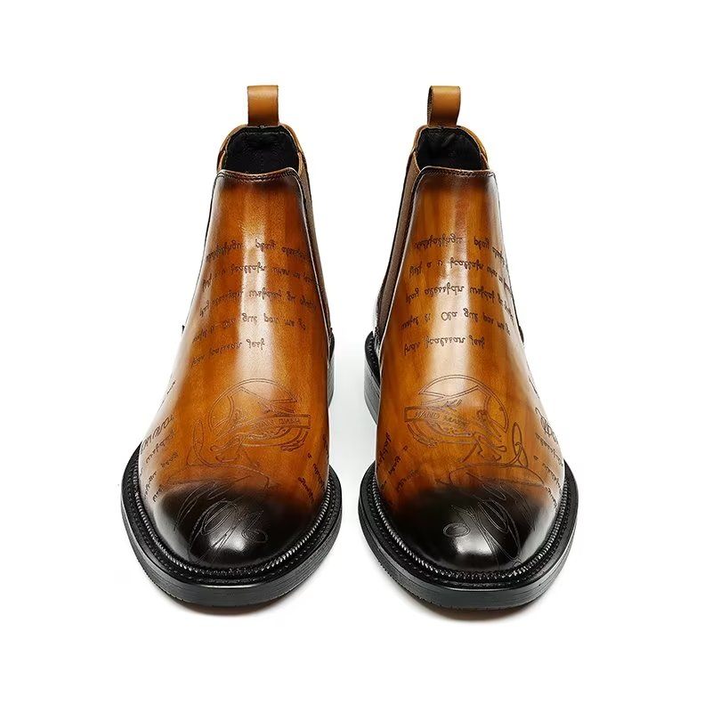 Botas Masculinas Lisas - Marrom