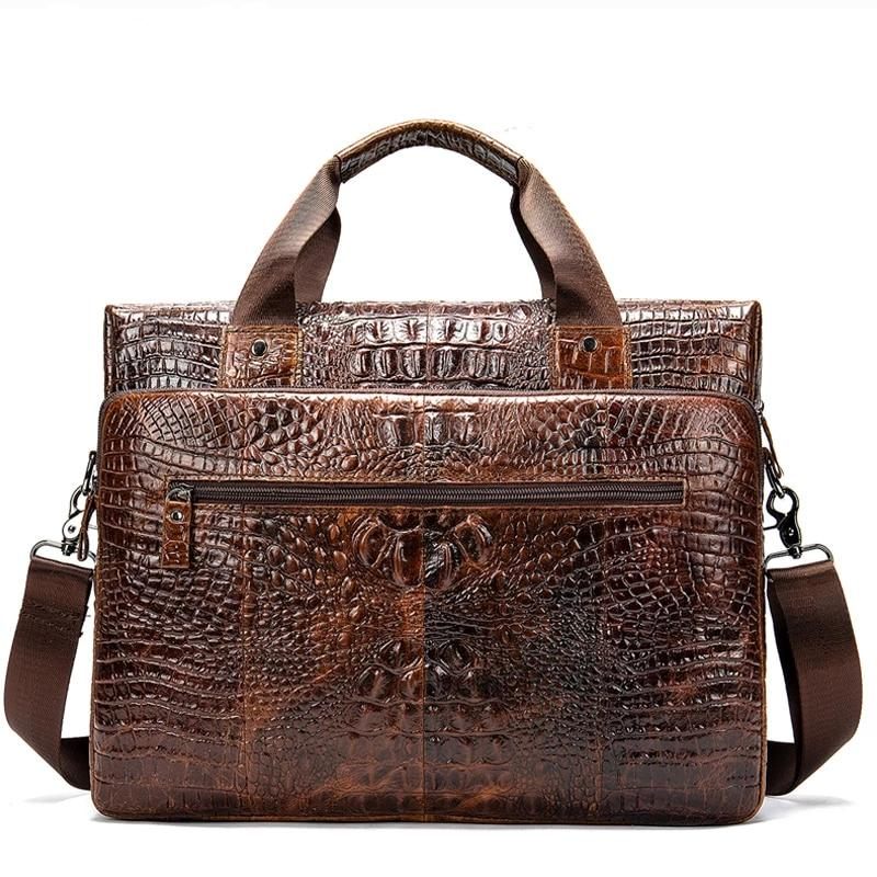 Maleta Masculina Elegante Bolsa Negócios - Café