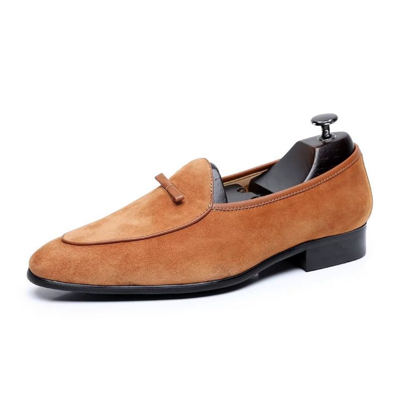 Mocassins Masculinos Couro Vaca - Camelo