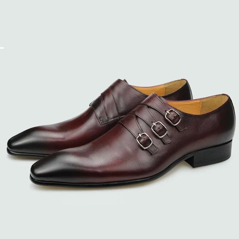 Sapatos Formais Masculinos Calçados Nupciais Sob Medida - Café
