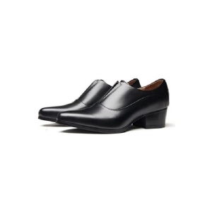 Sapatos Formais Masculinos Com Relevo Elegancelux Sociais Deslizantes
