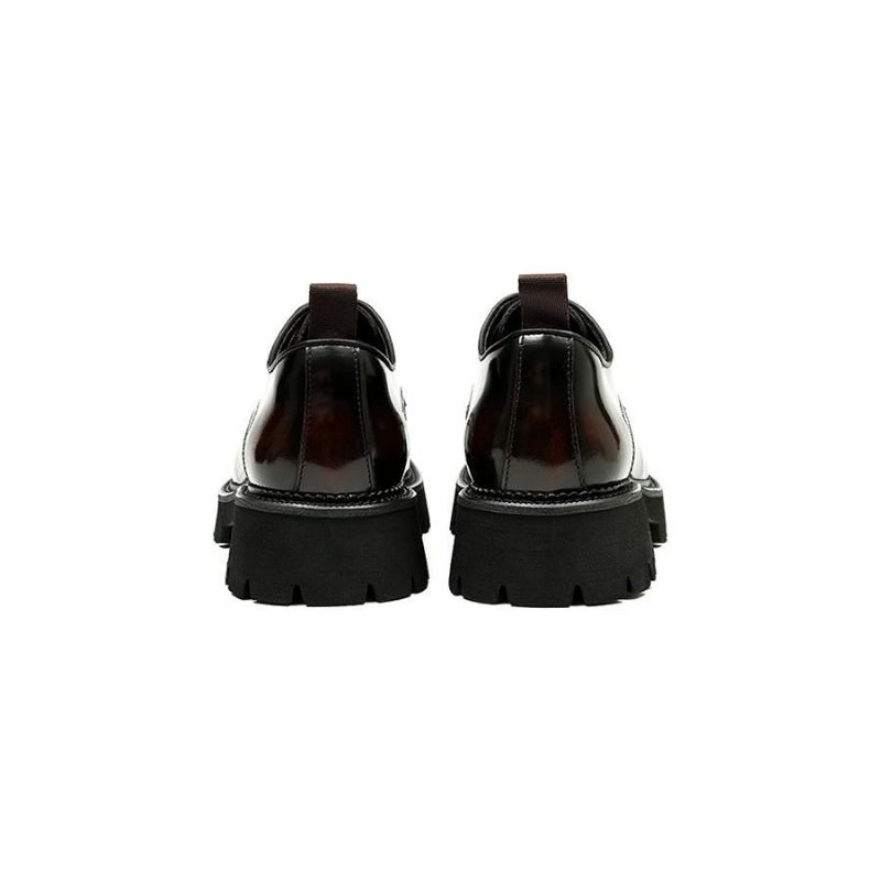 Sapatos Formais Masculinos Elegantes Oxford - Borgonha