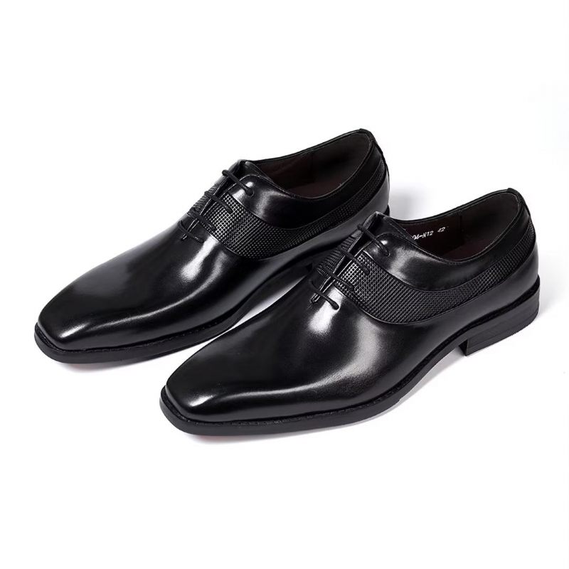 Sapatos Formais Masculinos Luxo Para Vestido Corporativo - Preto