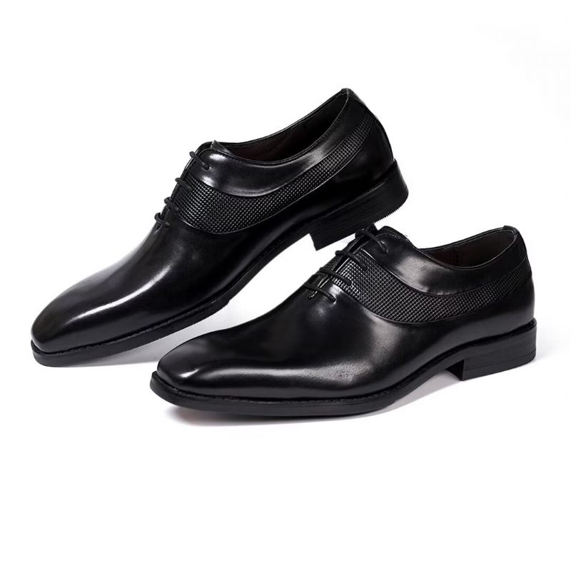 Sapatos Formais Masculinos Luxo Para Vestido Corporativo - Preto