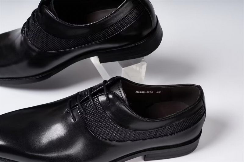 Sapatos Formais Masculinos Luxo Para Vestido Corporativo - Preto