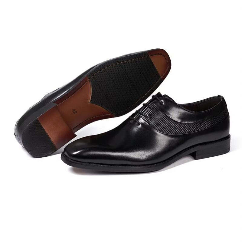 Sapatos Formais Masculinos Luxo Para Vestido Corporativo - Preto