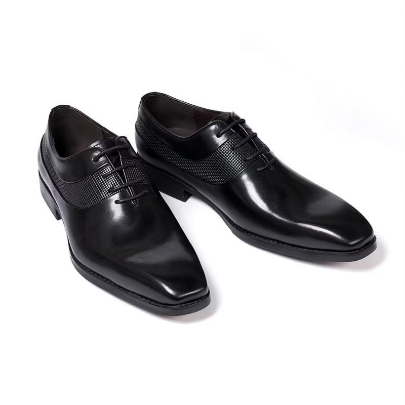 Sapatos Formais Masculinos Luxo Para Vestido Corporativo - Preto
