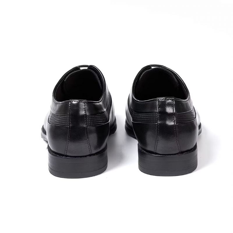 Sapatos Formais Masculinos Luxo Para Vestido Corporativo - Preto