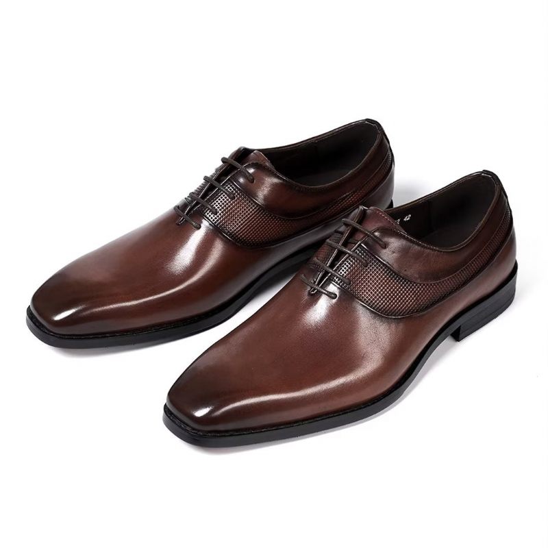 Sapatos Formais Masculinos Luxo Para Vestido Corporativo - Marrom