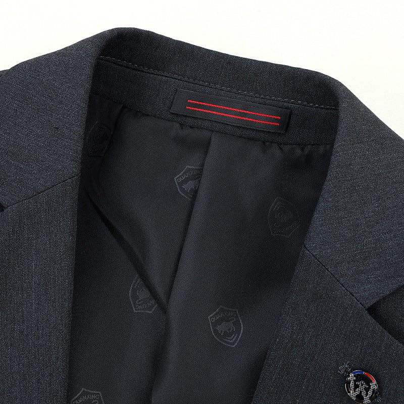 Ternos Masculinos Com Frente Plana E Skinny - Verde